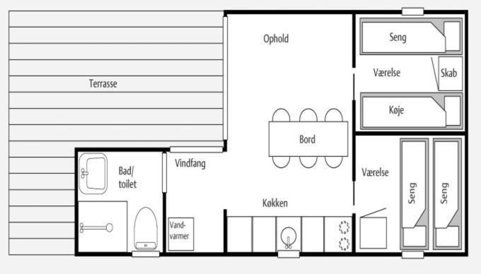 Ostersoparken Camping Hotel Gedser Bilik gambar